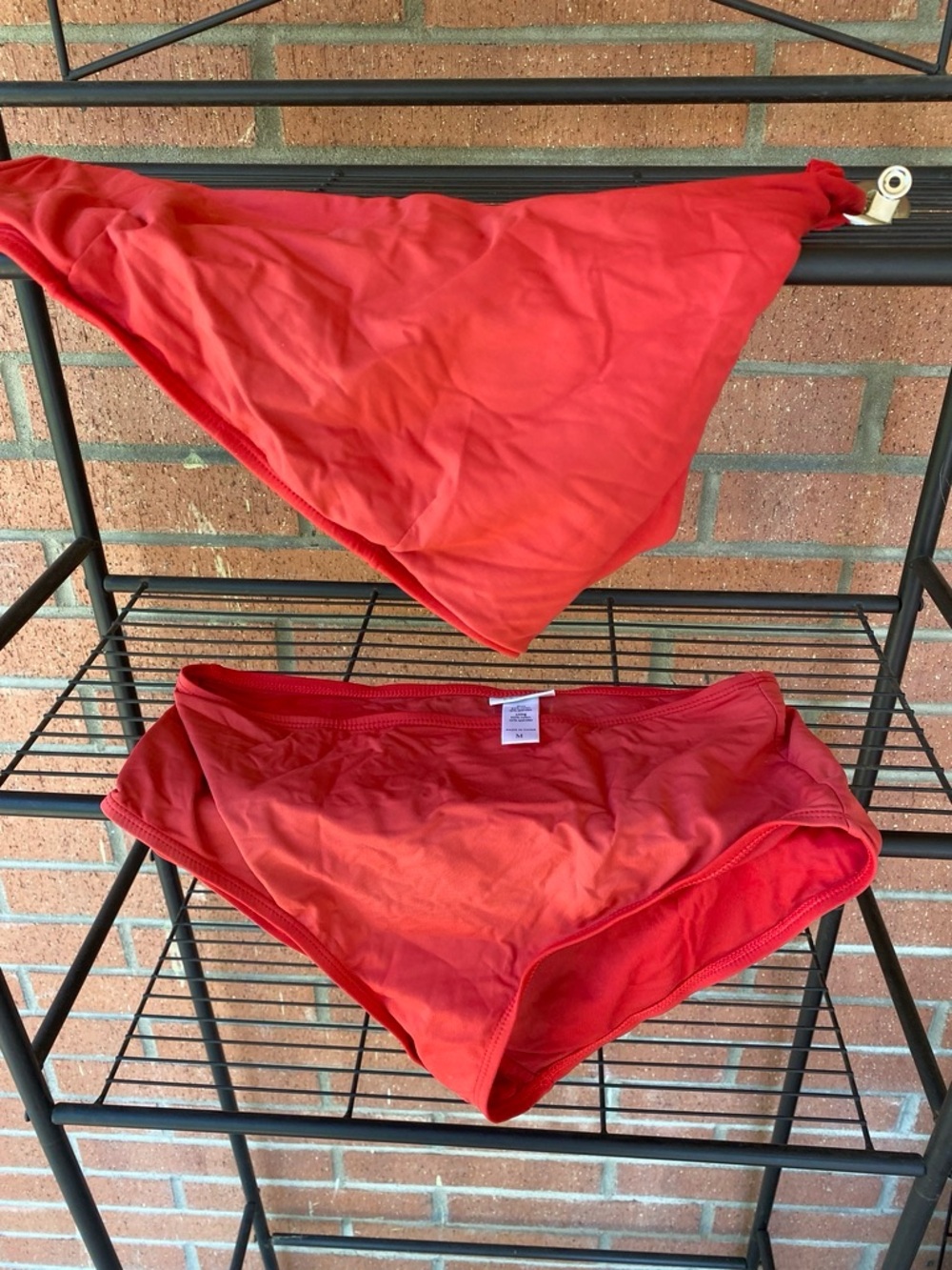 Andie Red Bikini Bottoms
